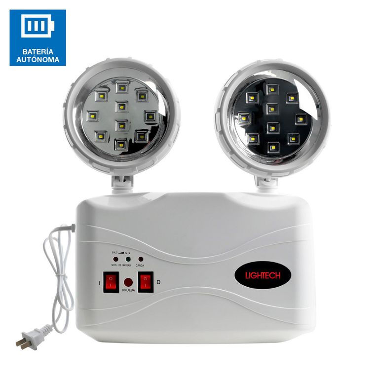 Lámpara de Emergencia LED Luz Fría PF09 4W