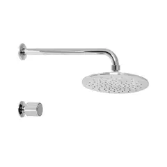 VAINSA - Monocomando Ducha Cromada con Salida Chaska