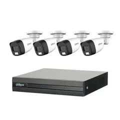 DAHUA - Kit 4 Cámaras de Seguridad Full Color 2mp