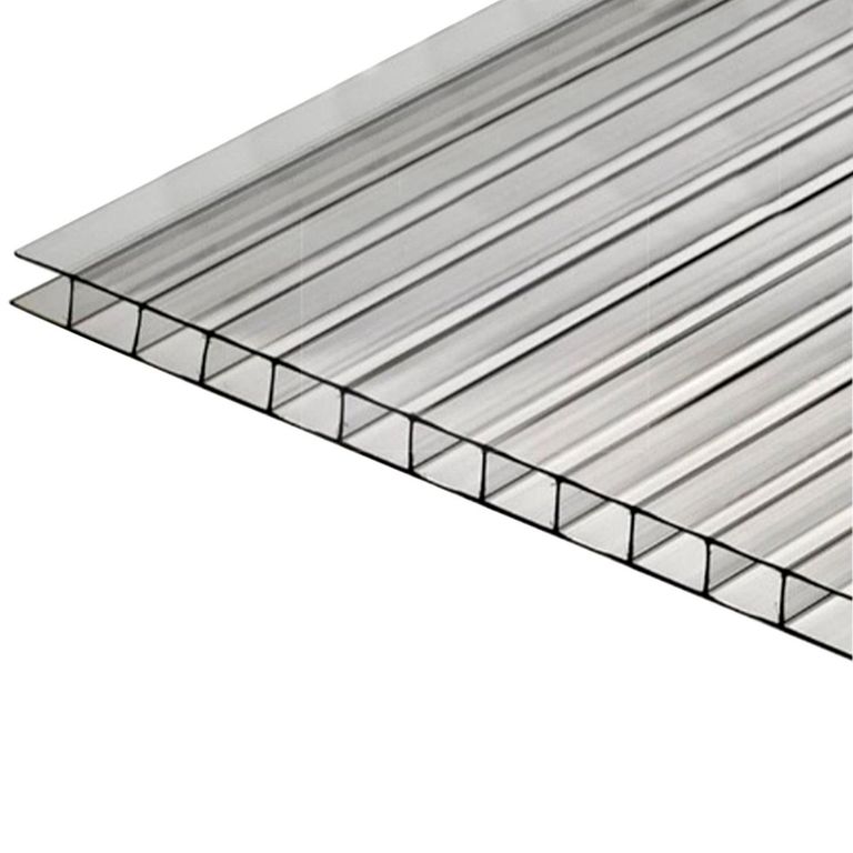 Techo de Policarbonato Alveolar Clear 2.10m x 5.9m x 10mm Polygal