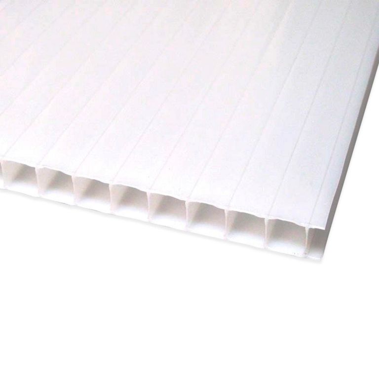 Techo de Policarbonato Alveolar Ice 2.10m x 11.80m x 10mm Polygal