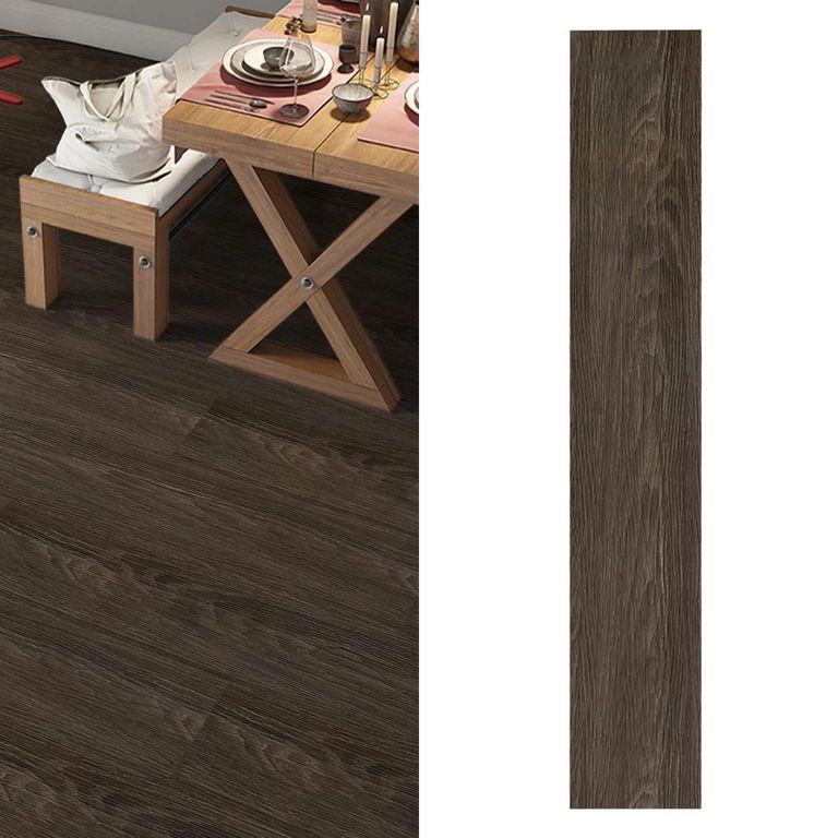 Piso SPC Ebano 18x122cm 5.5mm - Venta por caja