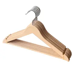 RAPALLO - Set 6 Colgadores de Ropa Baquelita Beige