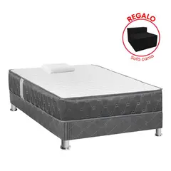 FORLI - Cama Americana Acqua 1.5 Plazas + Sofá Cama