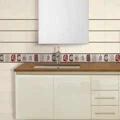 KANTU - Listelo Hojas De Madera 45x7.5