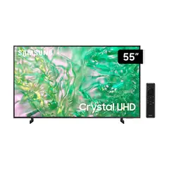 SAMSUNG - Televisor 55" UHD DU8000 4K Tizen Titan Gray