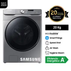 SAMSUNG - Lavaseca 20Kg/12Kg EcoBubble WD20T6000GP/PE