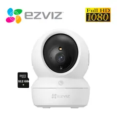 EZVIZ - Cámara Wifi H6C Pro Full Hd Gira Botón Llamada + Micro Sd 512Gb