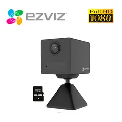 EZVIZ - Cámara Inteligente Wi-Fi CB2 Batería Inalámbrico Sd 64Gb Full Hd