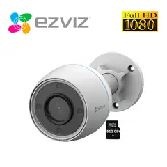 EZVIZ - Cámara Seguridad Wi-Fi H3C COLOR 1080P IP67 Noche Color SD 512GB