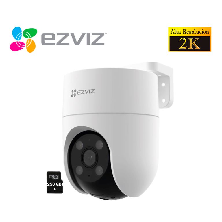 Cámara de Seguridad H8C Pro 3Mp 2K Wifi Smart + Micro Sd 256Gb
