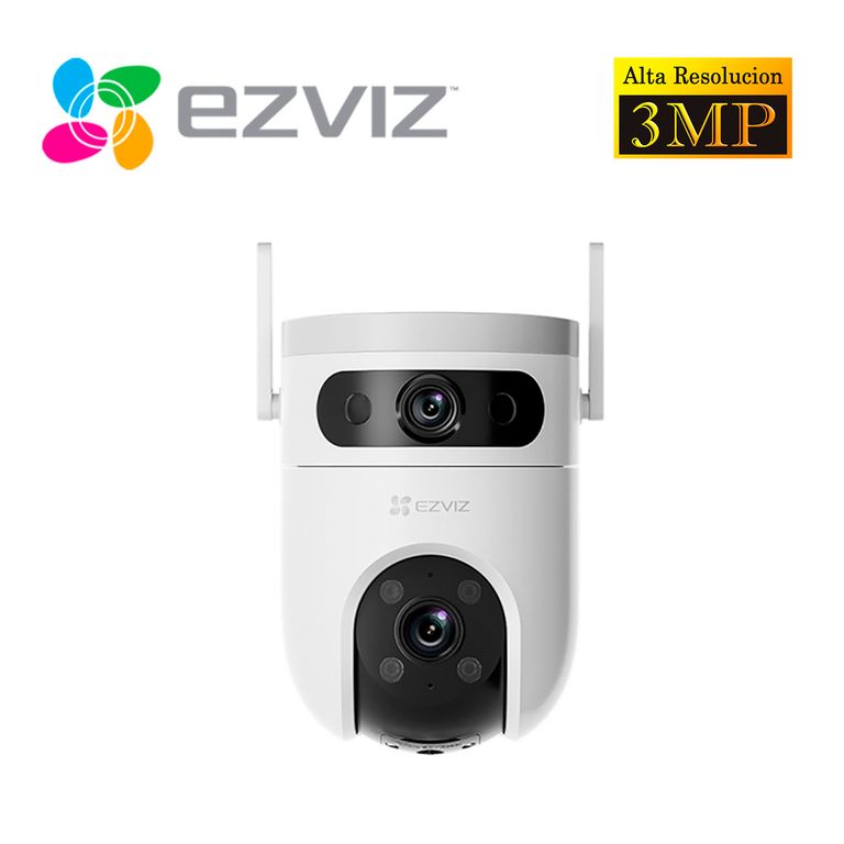 Cámara de Seguridad H9C 3Mp + 3Mp Binocular Wifi Exterior Giratoria 360
