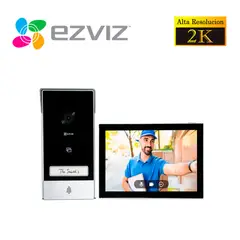 EZVIZ - Videoportero Doméstico Inteligente HP7 2K Exterior