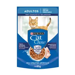 CAT CHOW - Pouch Adulto Sabor a Pescado 85gr