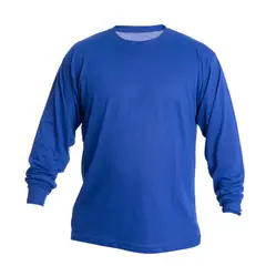 S/M - Polo de Dama Manga Larga Azul M