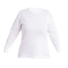 undefined - Polo de Dama Manga Larga Blanco M