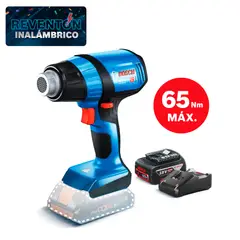 BOSCH - Pistola de calor  GHG 18V-50 + Batería de Iones de Litio 18V GBA 18V 4.0Ah + Cargador GAL 18V-40 de 18V.