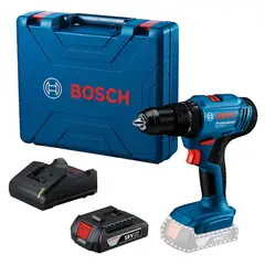 BOSCH - Taladro inalámbrico 18V GSB 183-LI + 2 Baterías + Maleta de plástico