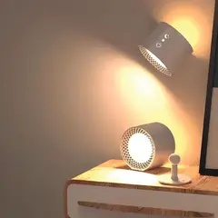 undefined - Braquete de Pared Exterior LED Inalámbrico Blanco
