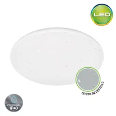 LIGHTECH - Plafón Shiny 40W 60K Blanco
