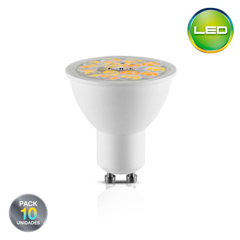 Dicroico LED con Switch GU10 6W 3 Tonos