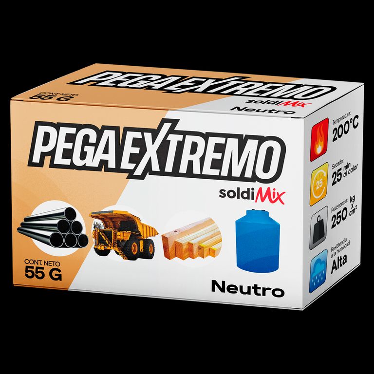Pegamento Epoxico Pega Extremo Neutro 55G