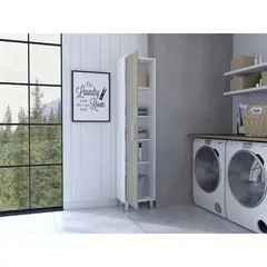 TUHOME - Ropero Blanco 1 Puerta Laska