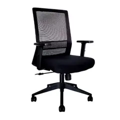 ZIYAZ - Silla de Escritorio Giratoria Nilson Negra