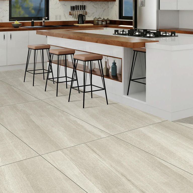 Gres Porcelanico Beige Rustico 60x120cm 1.44m2 Caystone