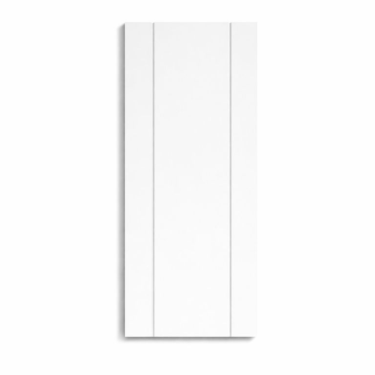 Combo Puerta Interior Contraplacada HDF Lisa Blanco RT Selva. Marco Incluido 32x59x2120 mm.