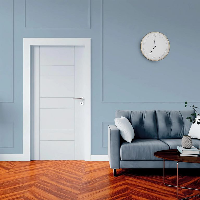 Puerta de Interior Contraplacada HDF Decor Blanco Ec3Bas