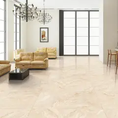 KLIPEN - Porcelanato Beige 60x60cm 1.44m2 Marmolado Alto brillo Napole