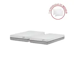 ROSEN - Combo 2 Colchón Pratta 1.5 Plazas + 2 Almohadas