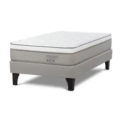ROSEN - Cama Europea Path Niebla 1.5 Plazas