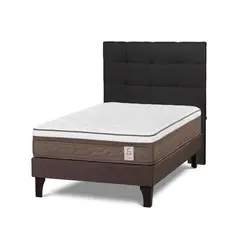 ROSEN - Cama Europea New Style 6 1.5 Plazas Issey Grafito