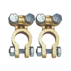 AUTOSTYLE - Bornes de Batería de Bronce Modelo Seiwa