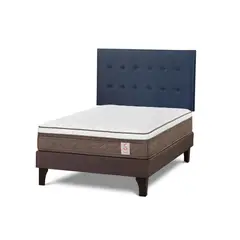 ROSEN - Cama Europea New Style 6 1.5 Plazas West Azul