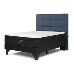 ROSEN - Cama Europea Tempo 2 Plazas Issey Azul