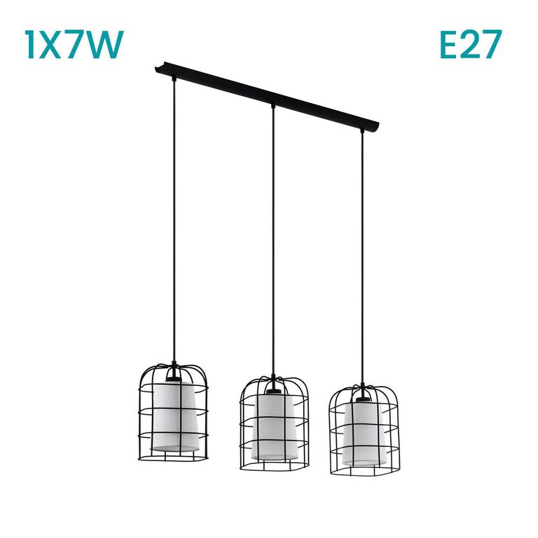 Lámpara Colgante Bittams 3L 28W
