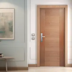 DIMFER - Puerta Interior Enchapada Cedro Zadar Maraclara 80 cm