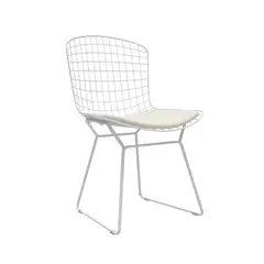 BONNO - Silla de Comedor Bertoia II Blanco