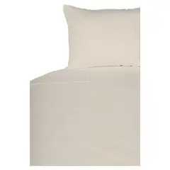 JUST HOME COLLECTION - Sábana 144 Hilos Queen Beige