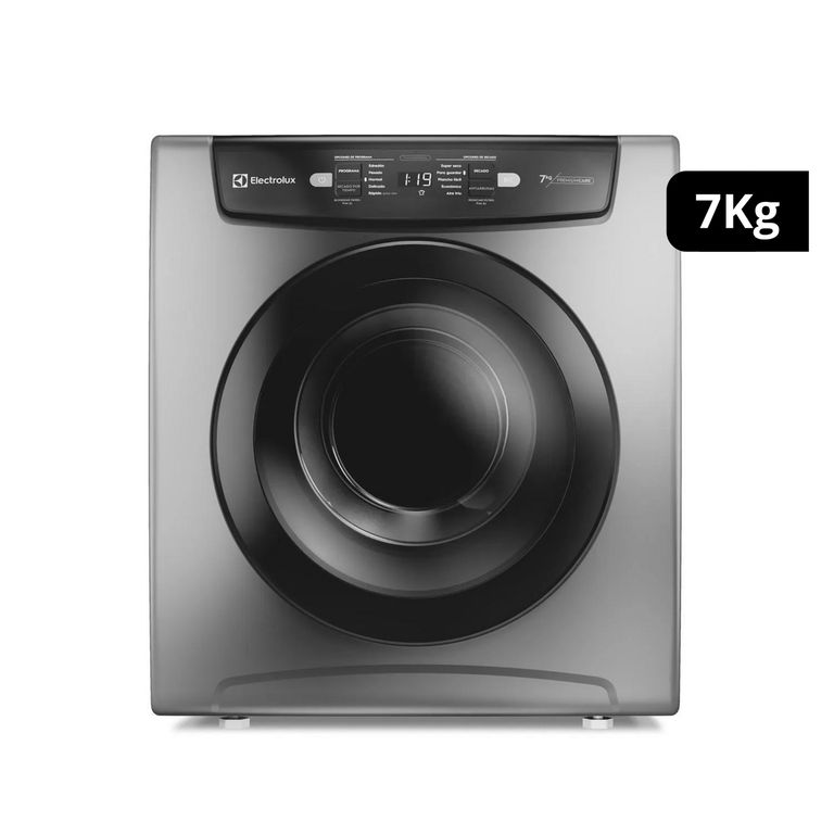 Secadora de Ropa Pared y Piso EDEJ07D2JSYG 7Kg Gris