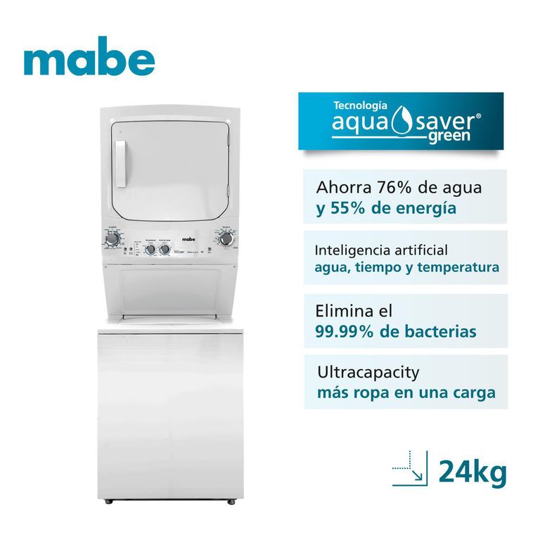 Lavaseca 24/24 Kg Blanco MCLP2440ESBB0