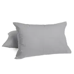 JUST HOME COLLECTION - Set 2 Fundas Standard Gris