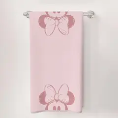 DISNEY - Set 02 Toallas de Mano Mickey y Minnie Lila/Gris