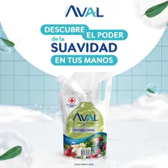 AVAL - Jabón Liquido Antibacterial Eucalipto 800Ml