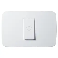 ABB - Pulsador Simple 1M Blanco Origen
