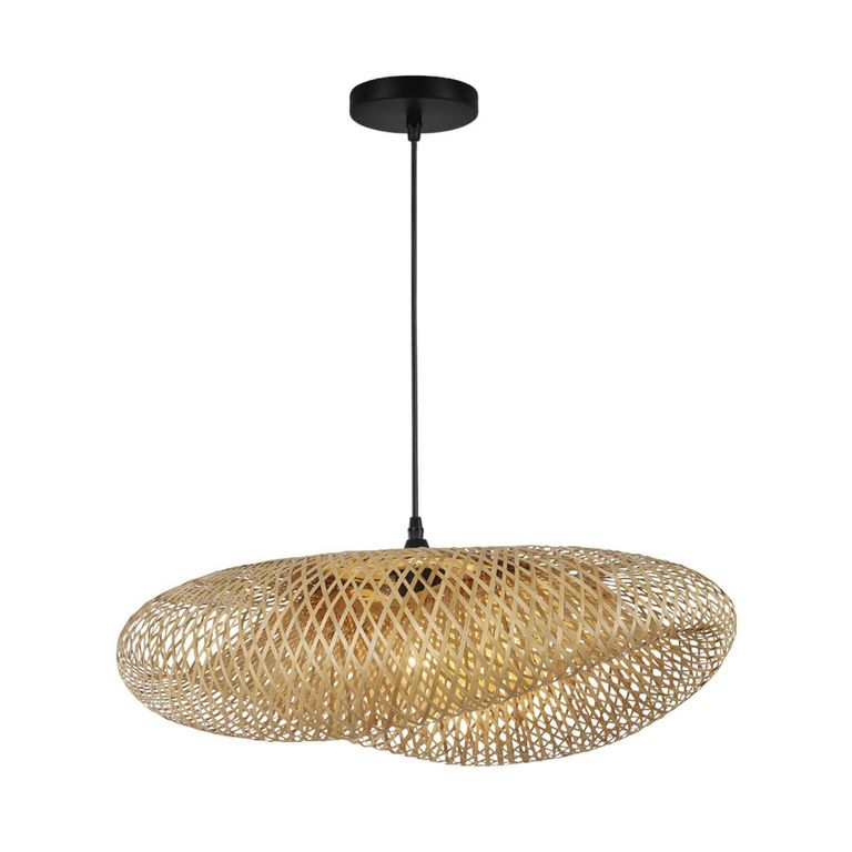 Lámpara Colgante de Techo 1 Luz Bombay Natural