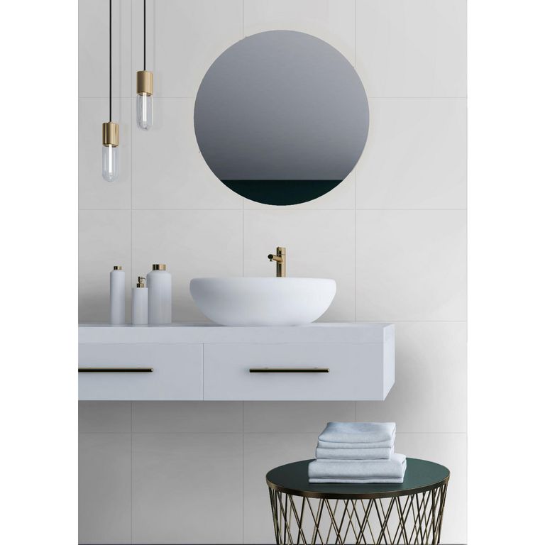 Cerámica Blanco Liso 45X45cm 2.08m2 Bianco Forte